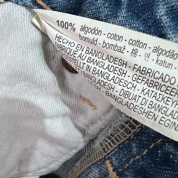 Zara Mom fit jeans tapered high waist button fly 90s size 4 - Picture 8 of 16